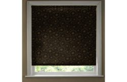 4ft Gold Petal Roller Blind.